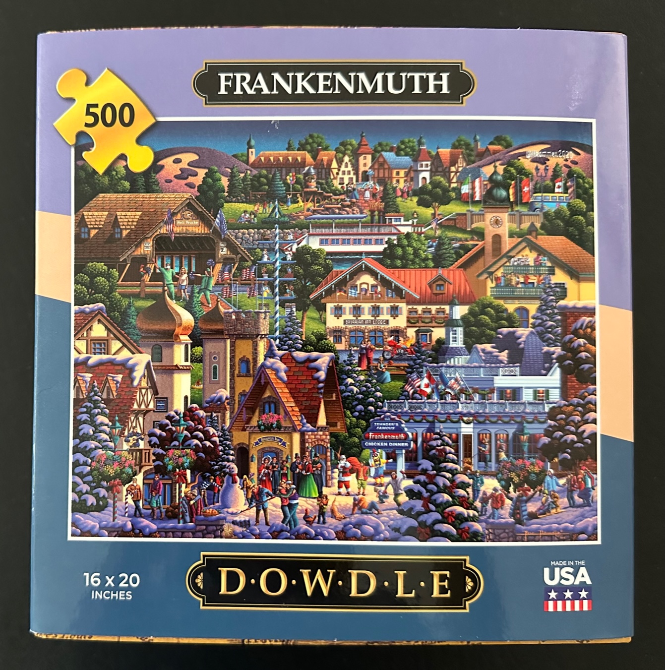 50284 Dowdle 16" x 20" Eric Dowdle Frankenmuth 500 Piece