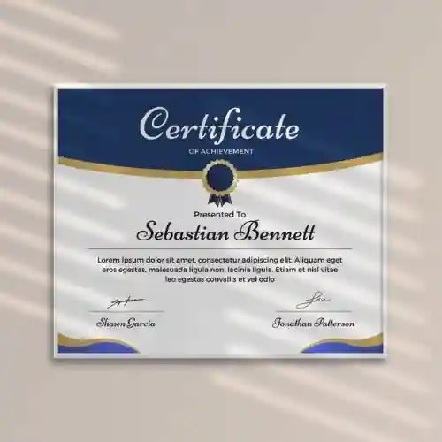 Standard Certification Printing PVC CARD PRINTING