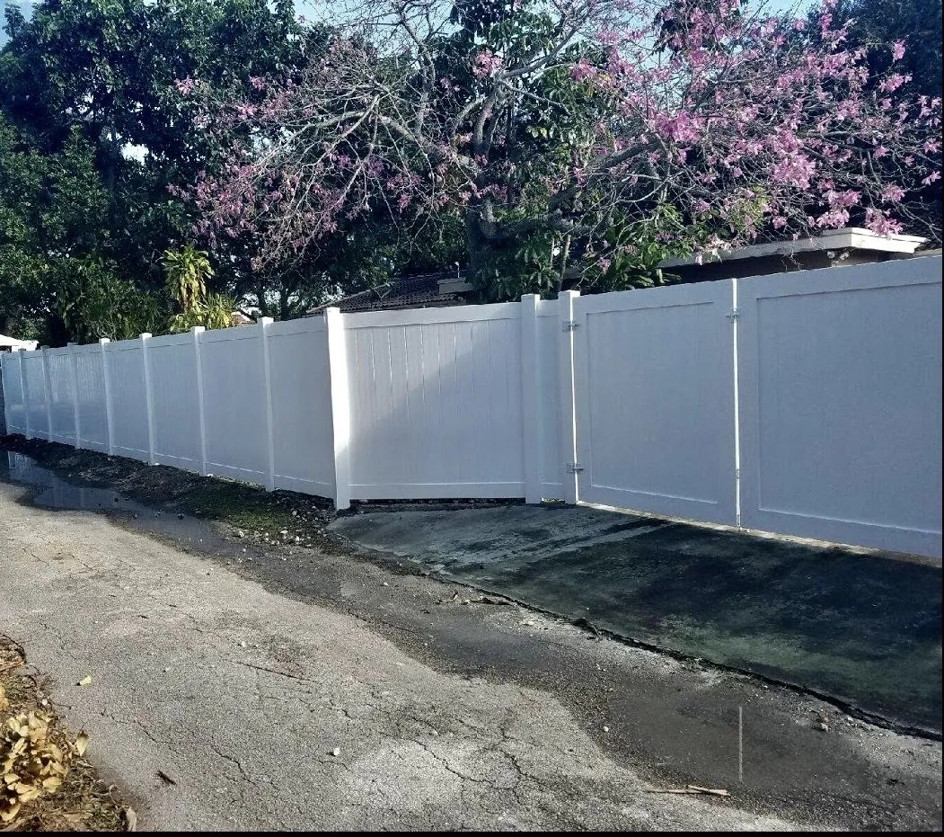 Hollywood Vinyl Privacy Fence South Florida PVC Fence Wholesale
