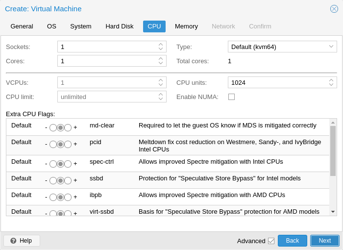Qemu/KVM Virtual Machines Proxmox VE