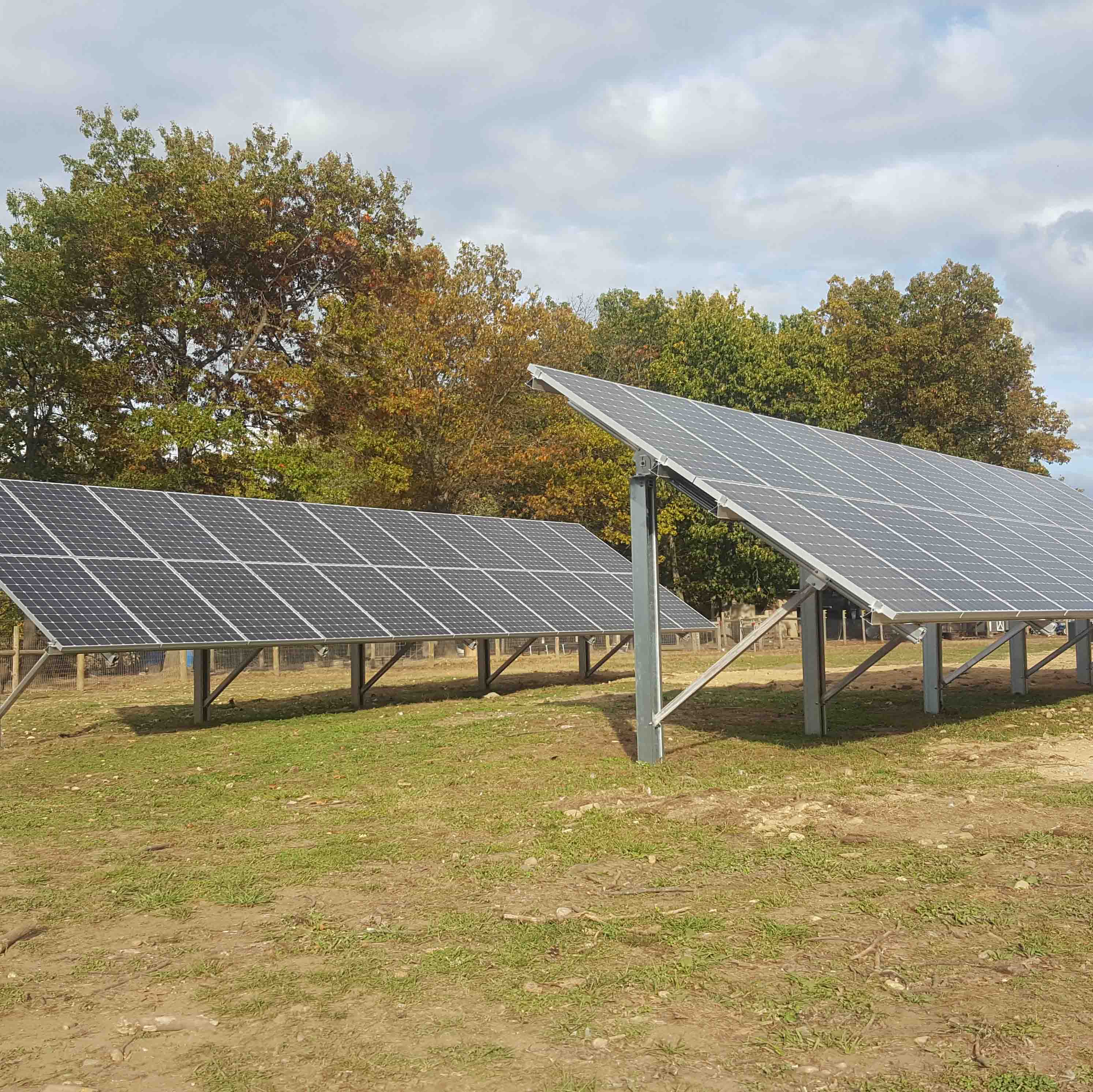 Ground Mounted Solar Array, 14.38 kW PV Squared