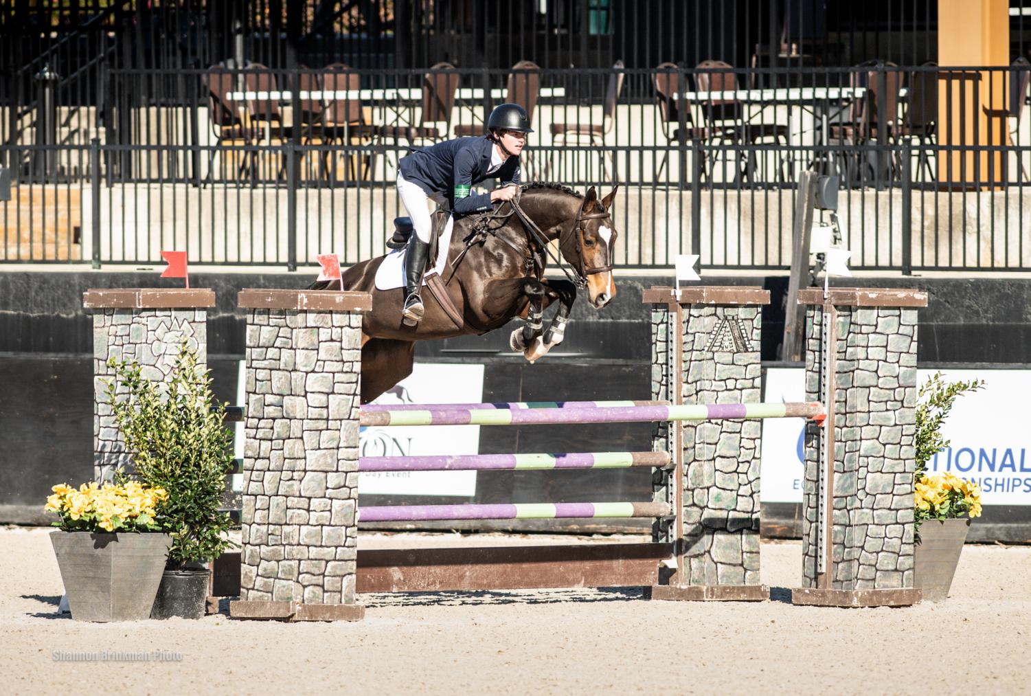 Ben Noonan leaps into his future of a future horseback rider
