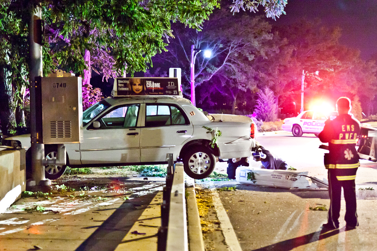 Single Vehicle Motor Vehicle Accident Port Washington Fire Department