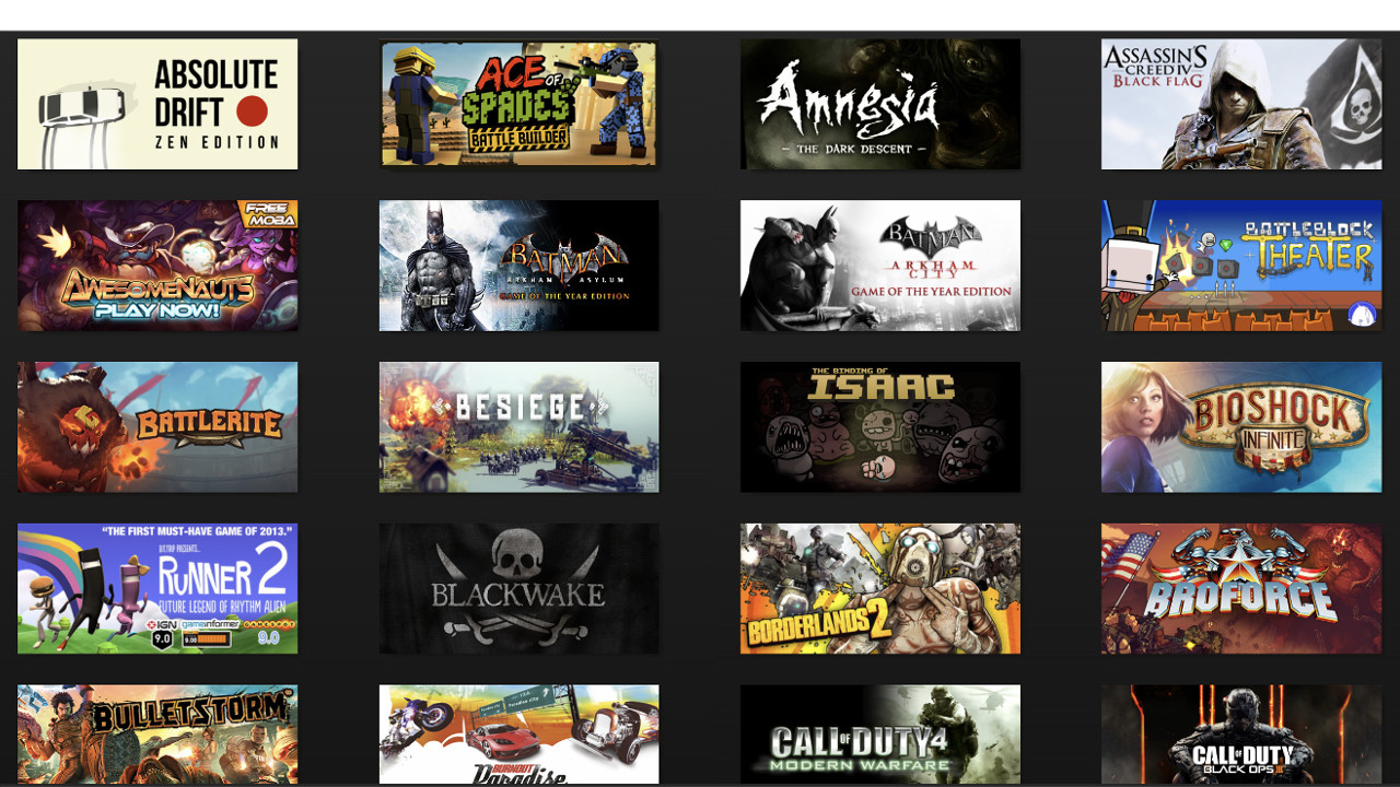 Types of games online