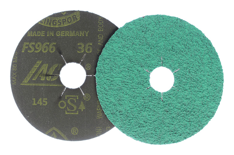 115mm x 36g FS966 Ceramic Sanding Discs Klingspor PWP Industrial