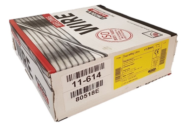 1.0mm Lincoln SupraMIG Ultra SG3 ER70S6 MIG Wire 15Kg PWP