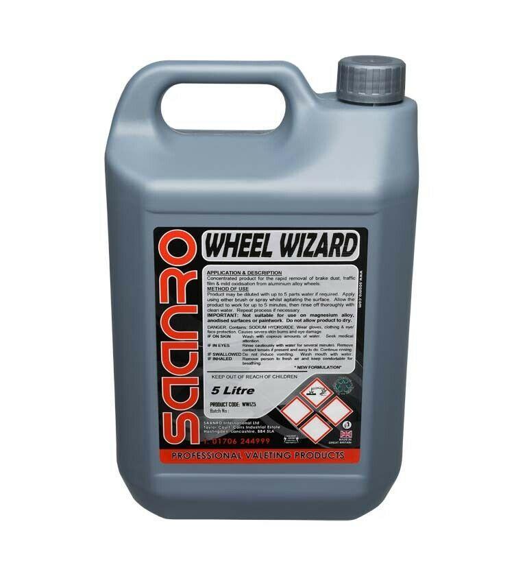 Wheel Wizard (NonAcidic Alloy Wheel Cleaner) 5L Precious Washers Stafford Ltd