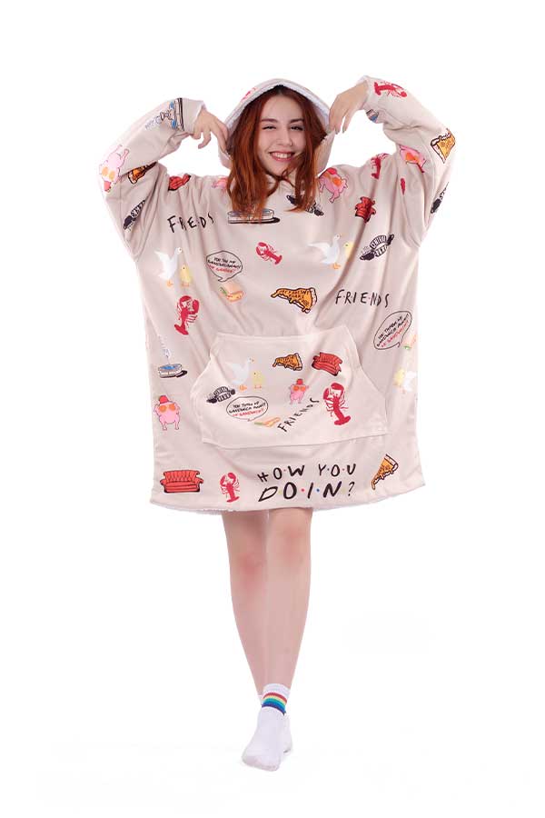 FRIENDS HOODIE BLANKET 50 SALE 2nd ITEM