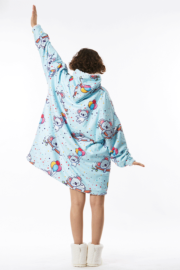 WEARABLE BLANKET BABY YODA HOODIE BLANKET