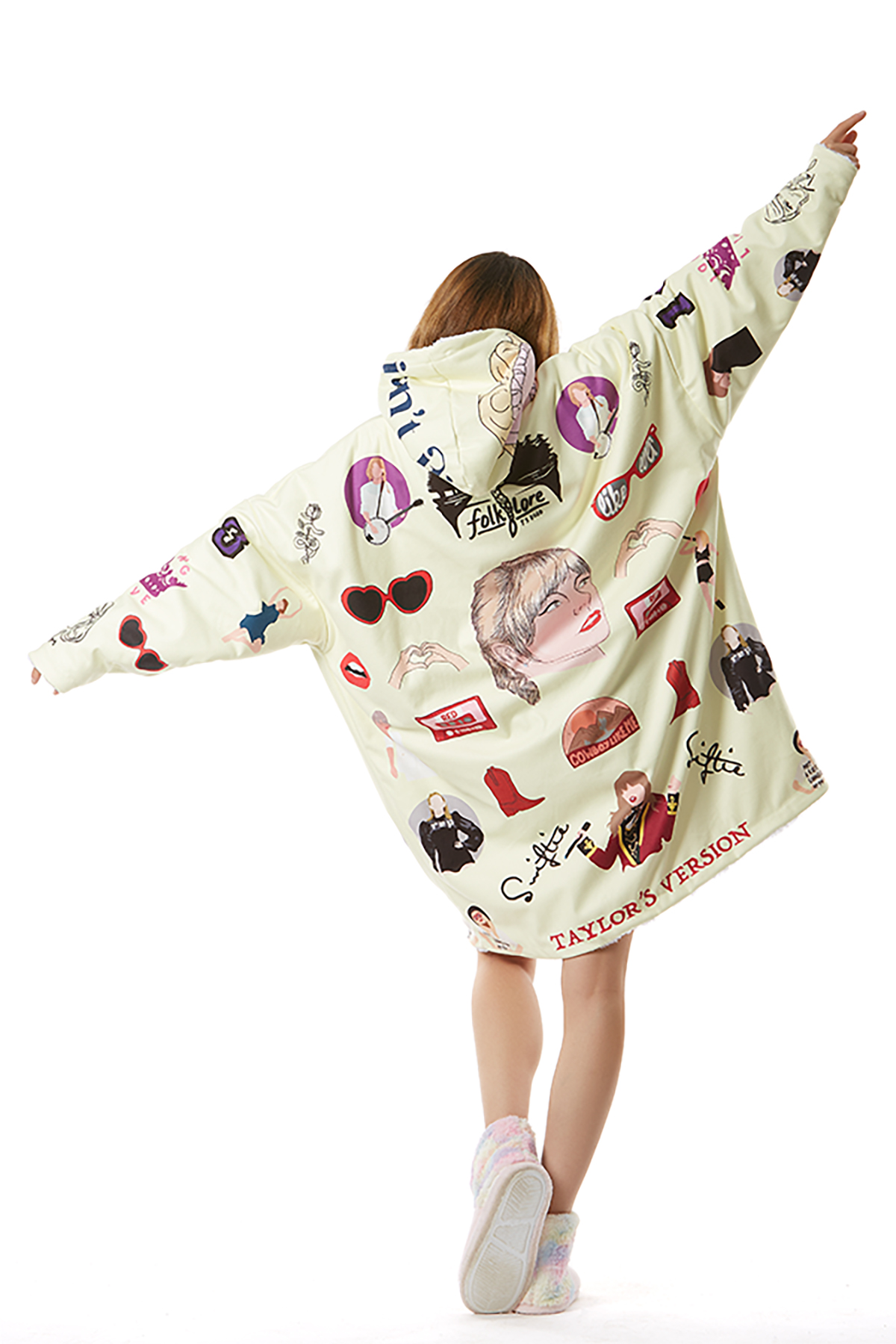 TAYLOR'S VERSION BLANKET HOODIE 50 SALE 2nd ITEM