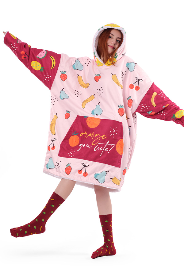 FRUITS HOODIE BLANKET 50 SALE 2nd ITEM