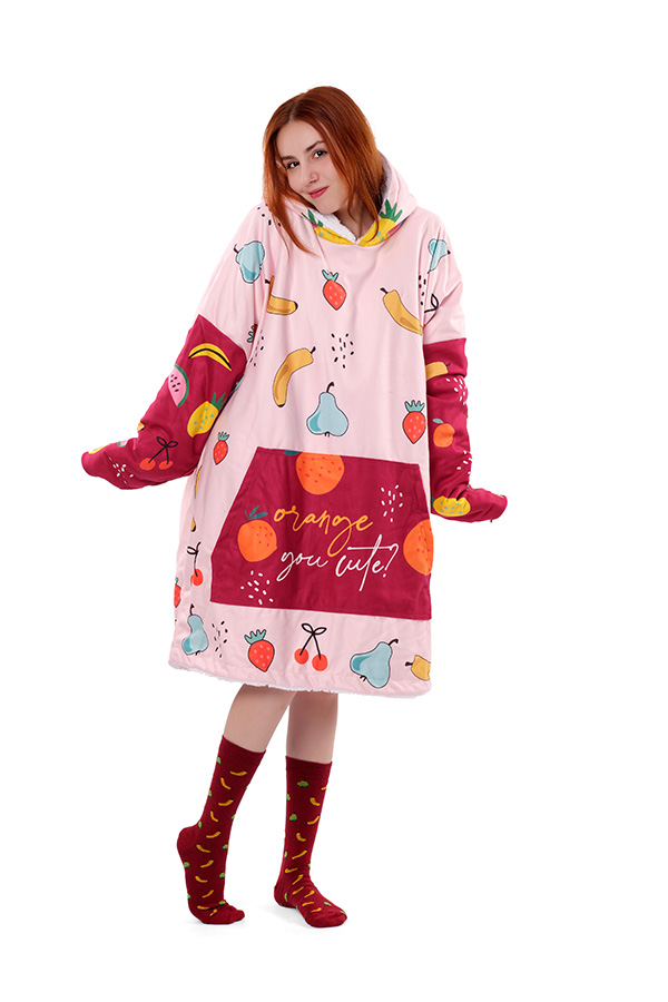 FRUITS HOODIE BLANKET 50 SALE 2nd ITEM