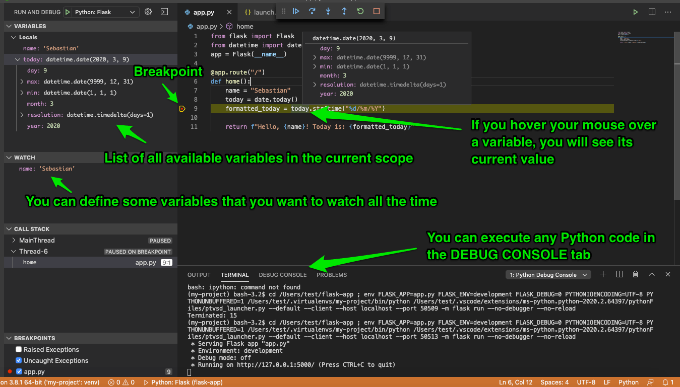 Debugging Modern Python Developer's Toolkit