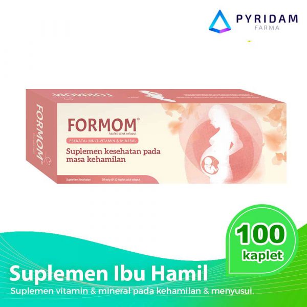 Jual For Mom Suplemen Multivitamin Ibu Hamil 100 Kaplet Salut Selaput