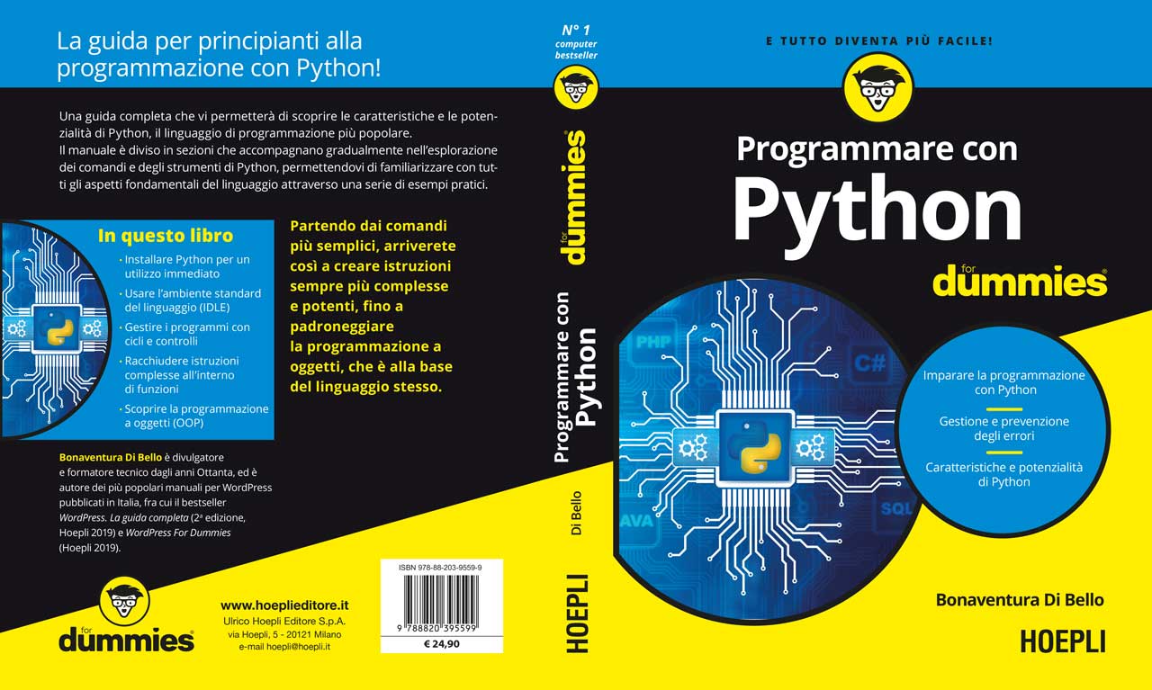 Cover Programmare con Python for dummies