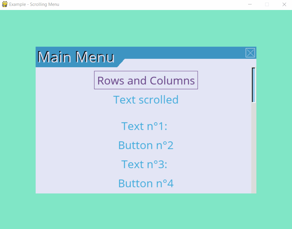 Gallery / Examples — pygamemenu 3.4.4 Documentation