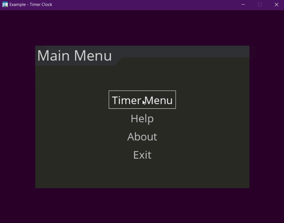 Gallery / Examples — pygamemenu 4.4.2 Documentation