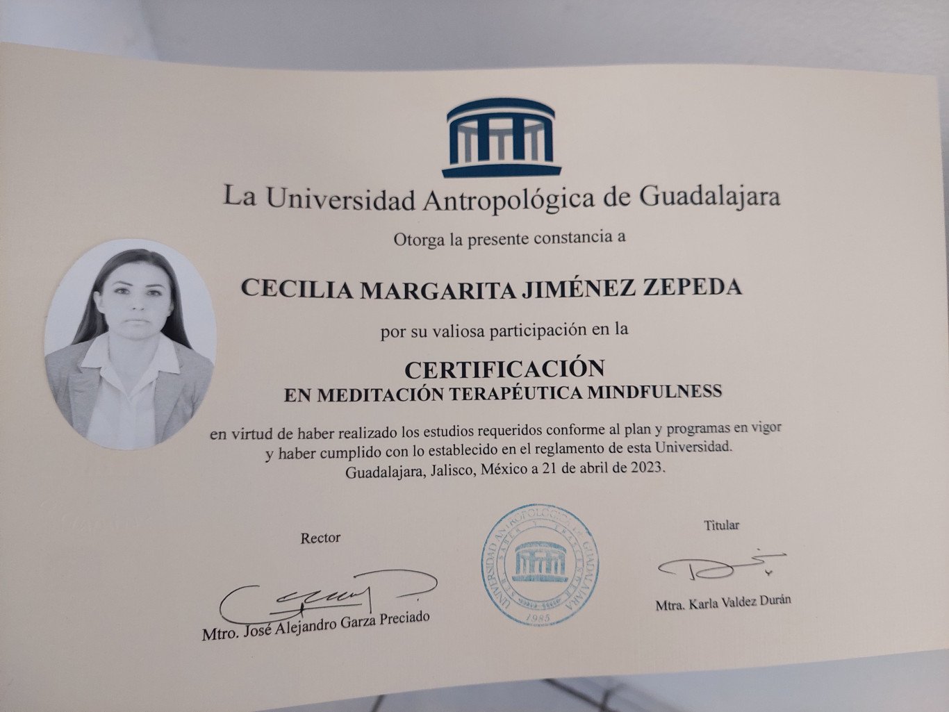 Psicóloga Mtra Cecilia Margarita Jiménez Zepeda San Pedro Tlaquepaque