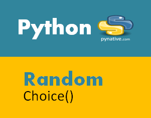 Python random.choice() to choose random item from list, String, array