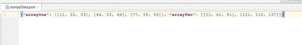 Python Serialize NumPy ndarray into JSON