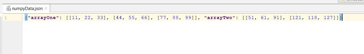 Python Serialize NumPy ndarray into JSON