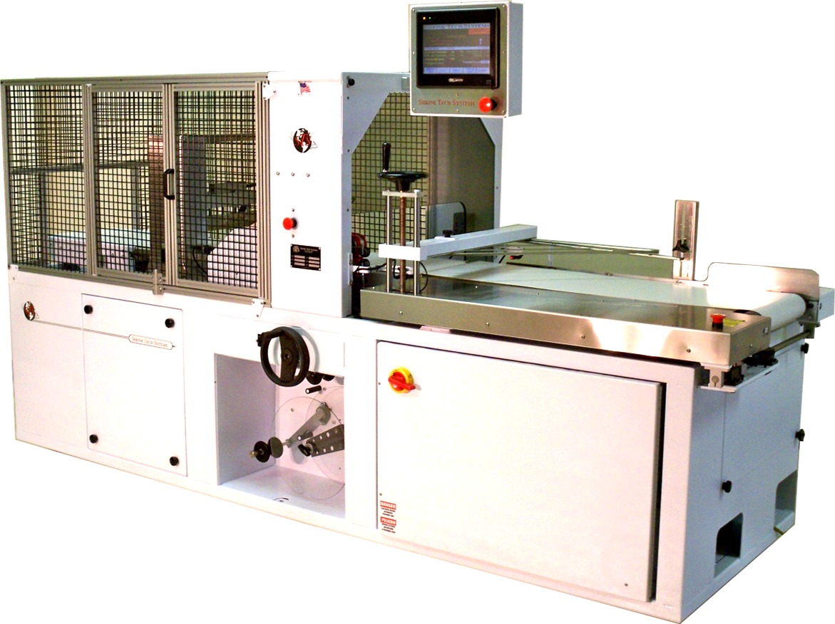 Shrink Tech Systems Continuous Motion Shrink Wrapper Pyramid Packaging