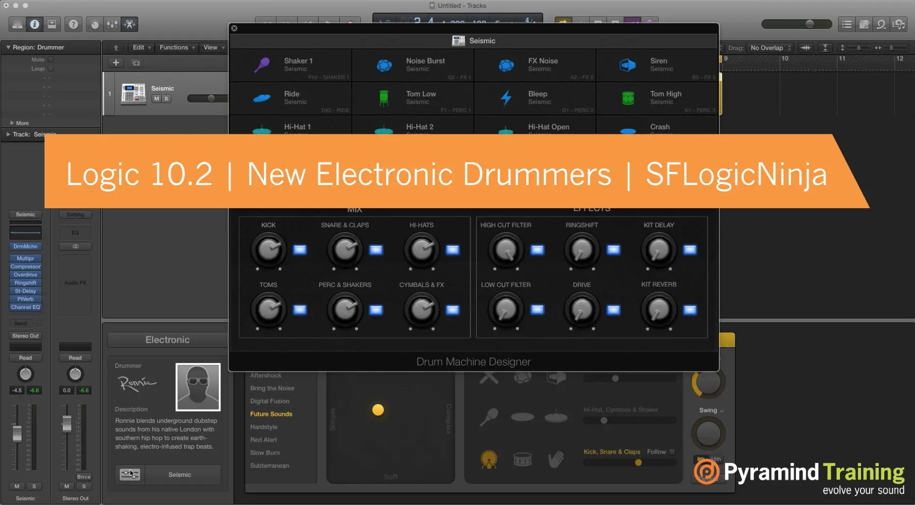 Logic Pro X 10.2 Drummers, Vocoders and Tap Tempo sflogicninja
