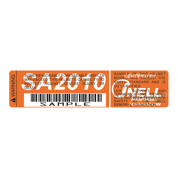 Snell Safety Ratings and Labels Pyrotect