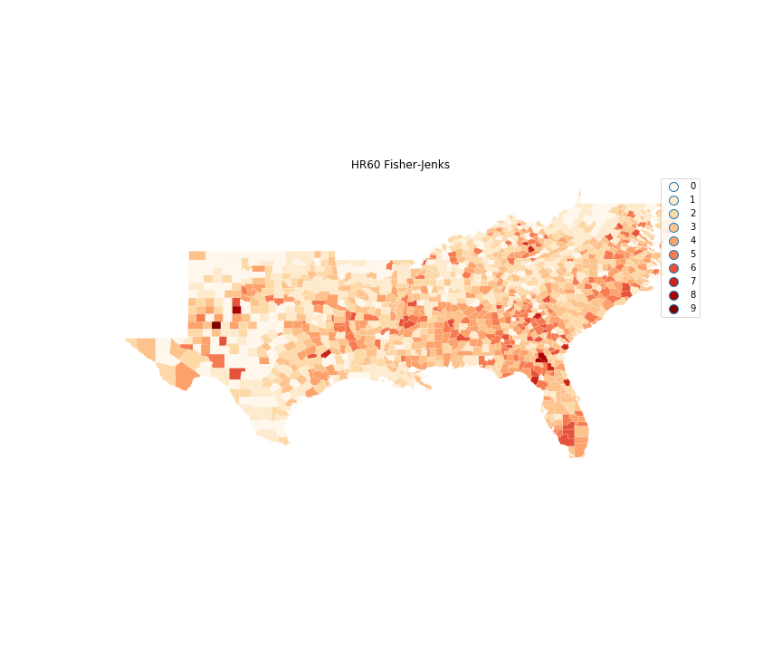 mapclassify — mapclassify v2.1.1 Manual