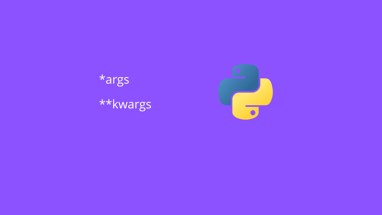 *args and **kwargs in Python PyShark