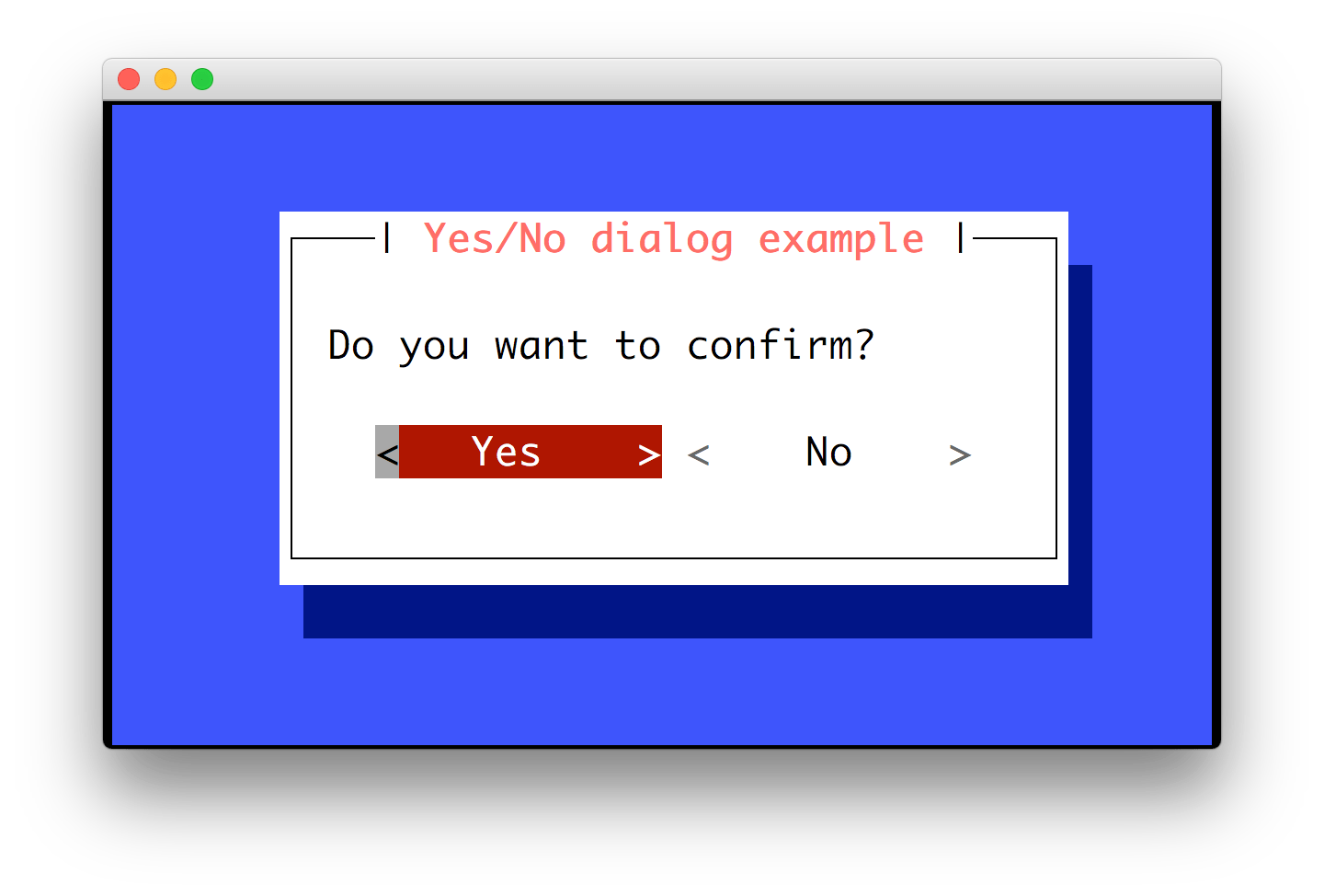 Dialogs — prompt_toolkit 3.0.41 documentation