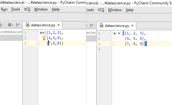 PyCharm の便利な使い方 Python でデータサイエンス