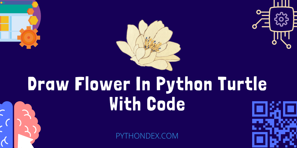 How To Draw A Flower In Python Turtle