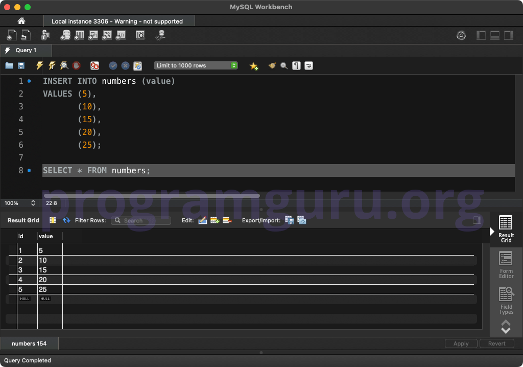 MySQL BIN() String Function