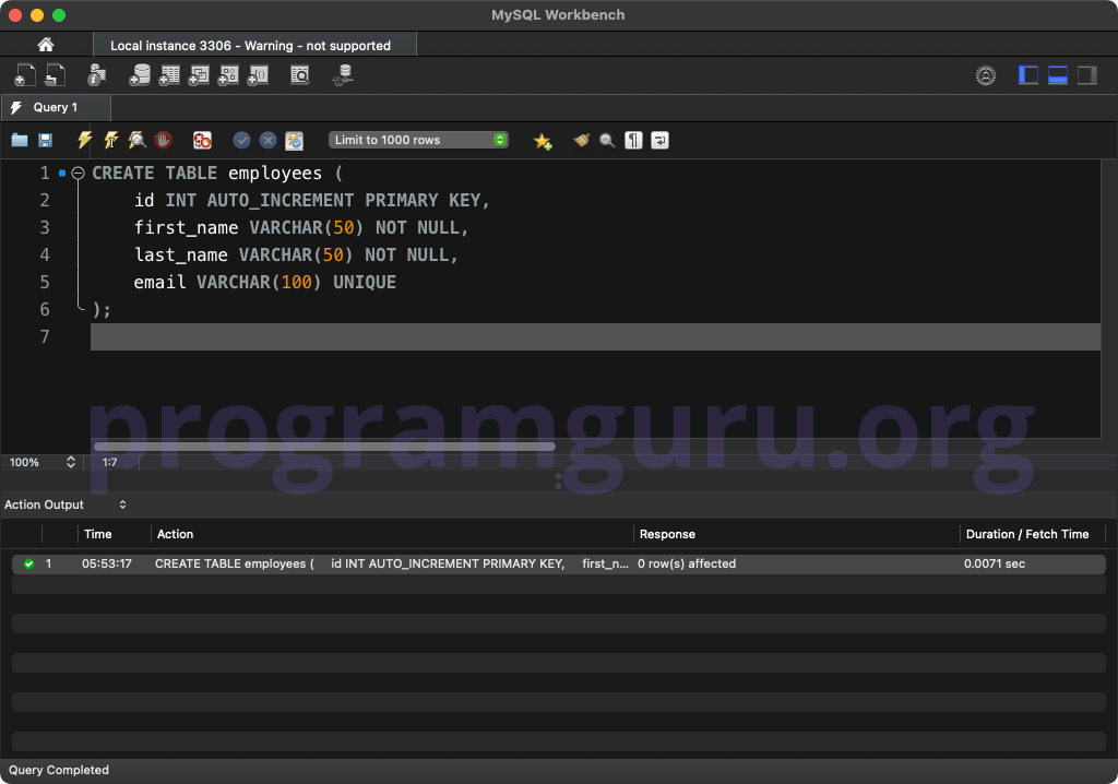 MySQL RENAME TABLE Statement