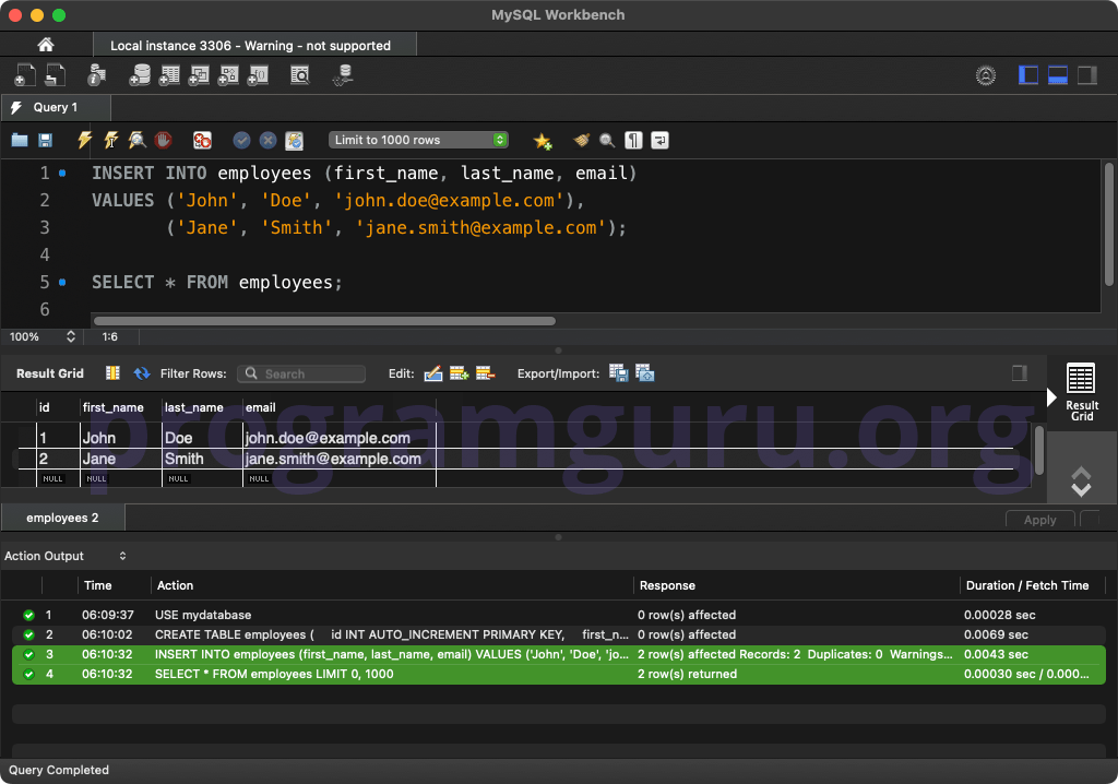MySQL TRUNCATE TABLE Statement
