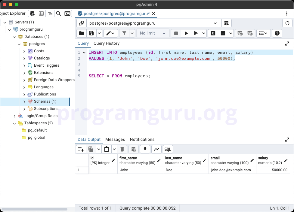 PostgreSQL UPSERT Statement