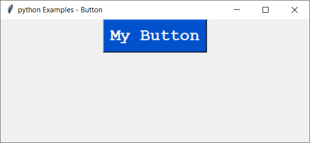 How to change Tkinter Button Font? Python Examples
