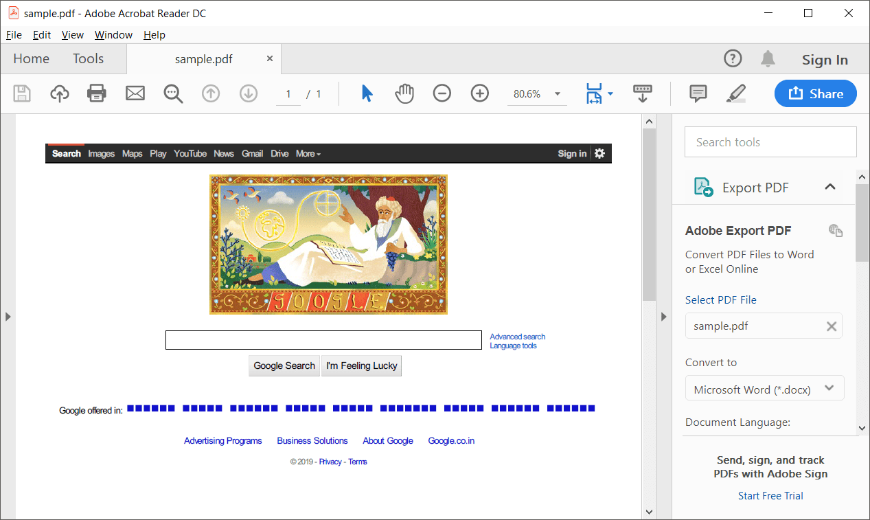Python Convert HTML Page to PDF