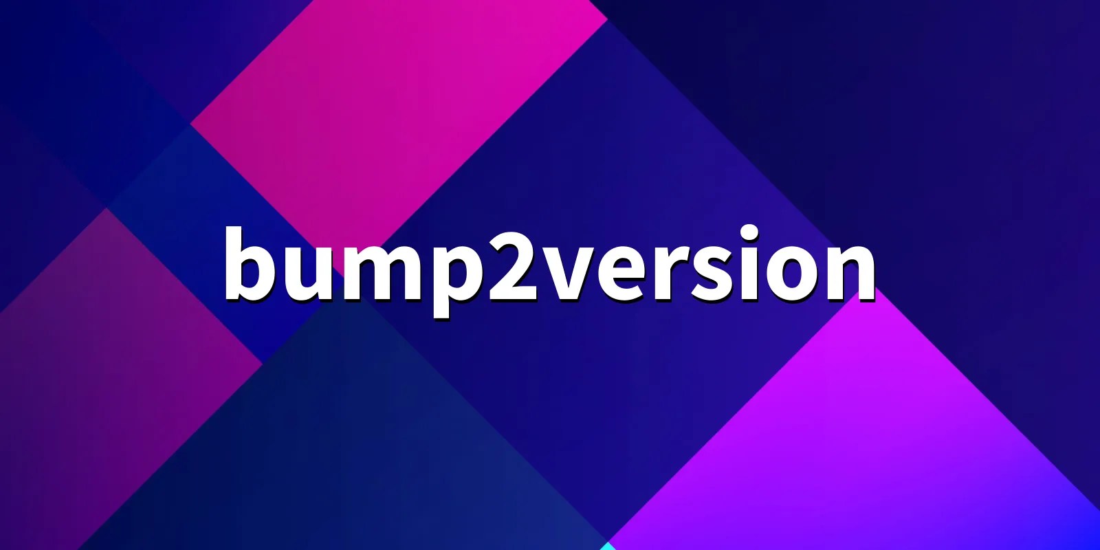 bump2version 1.0.1 Versionbump your software with a single command