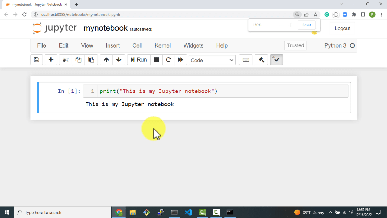 How to open a Jupyter notebook by doubleclicking Python for
