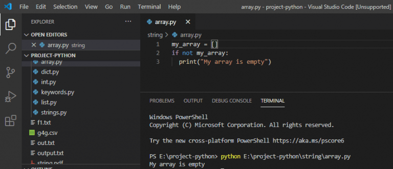 Create An Empty Array In Python Python Guides