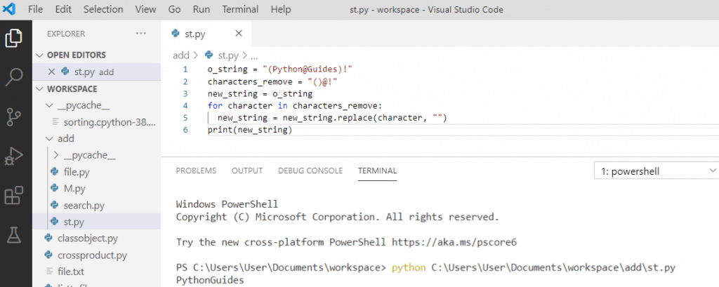Remove Character From String Python Tutorial) Python Guides