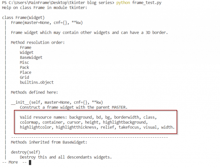 Python Tkinter Frame Python Guides