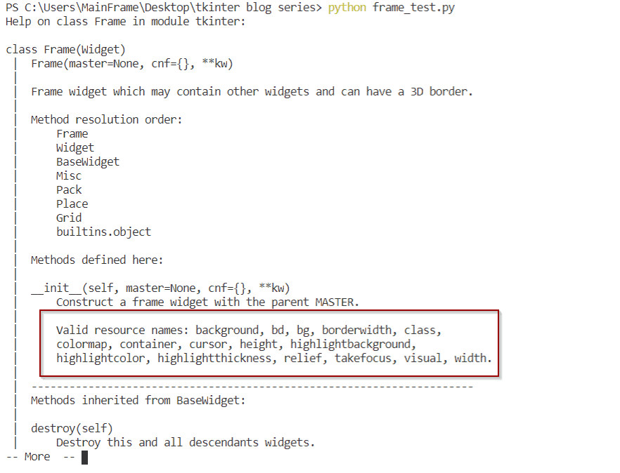 Python Tkinter Frame Python Guides