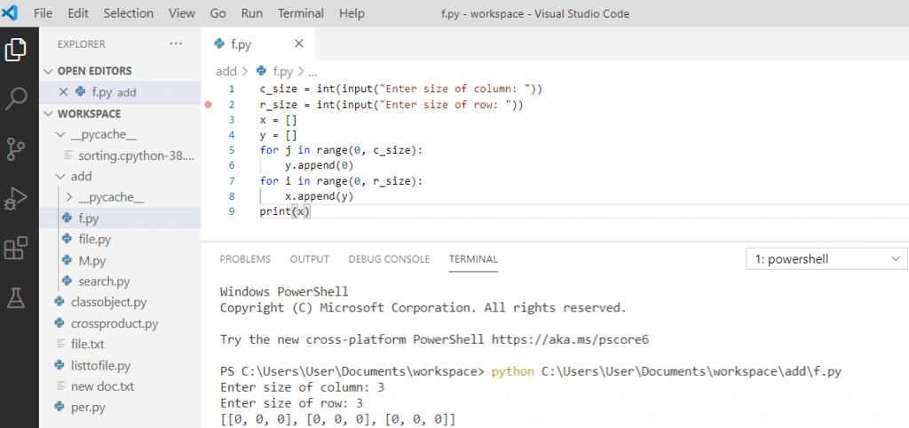 How To Make A Matrix In Python Python Guides