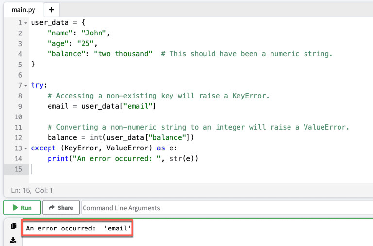 How To Catch Multiple Exceptions In Python? Python Guides