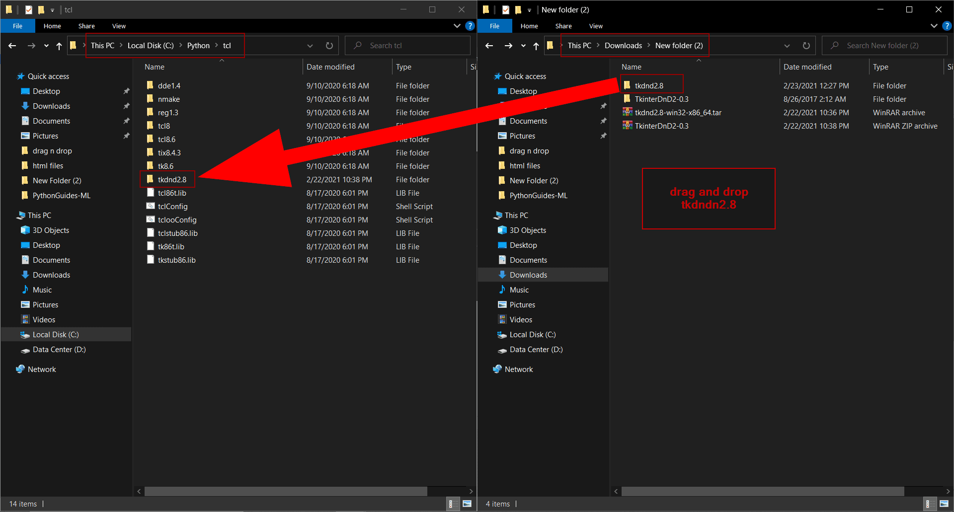 Python Tkinter Drag And Drop Python Guides