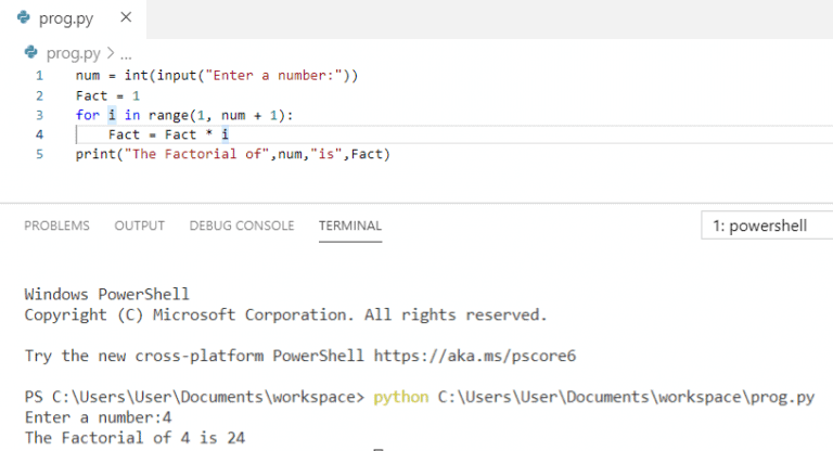 How To Print Factorial Of A Number In Python Python Guides