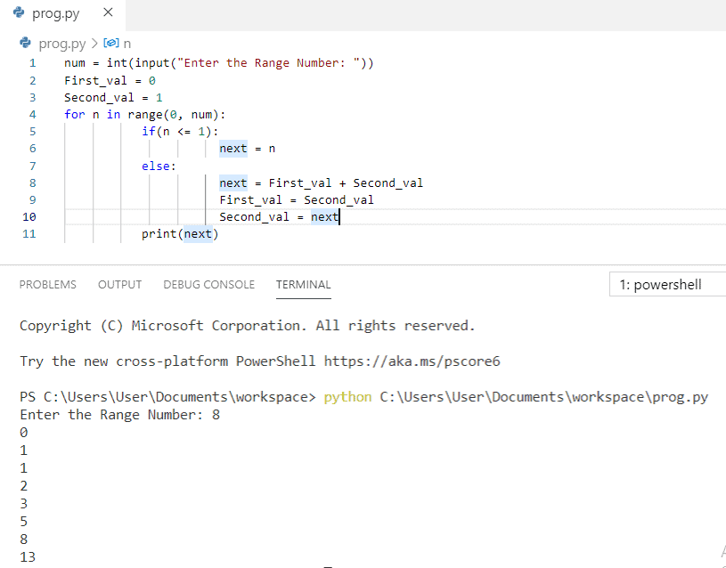 Fibonacci Series In Python Program With 13 Different Examples
